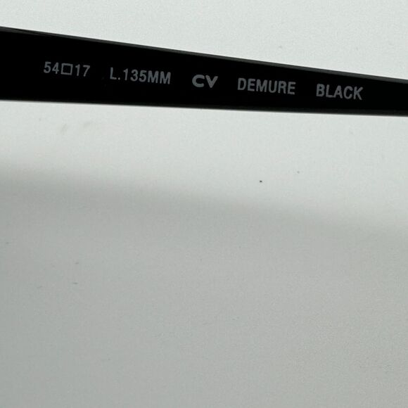 BCBGMAXAZRIA Demure Black Sunglasses Frames 54-17-135mm H13405 - Picture 7 of 8